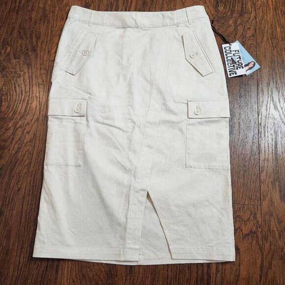 Future Collective Reese midi wrap cargo skirt - Picture 1 of 6